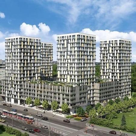 Residence Garden Tower - 8 Min Do Centra, Garaz Prag Exteriör bild