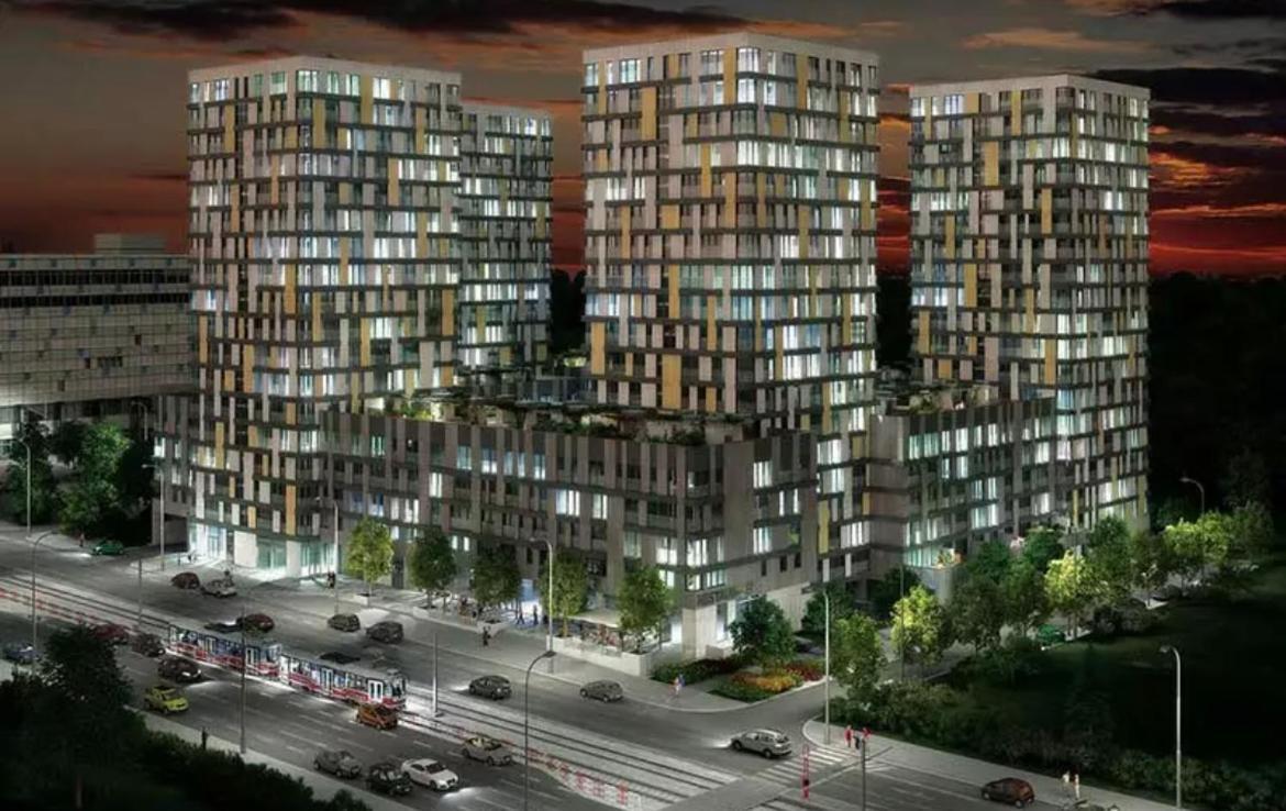 Residence Garden Tower - 8 Min Do Centra, Garaz Prag Exteriör bild